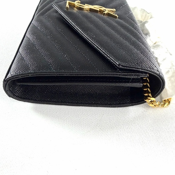 Saint Laurent Cassandre logo-plaque clutch bag Certificate of Authenticity - Picture 9 of 13